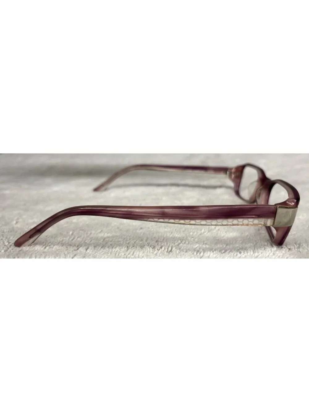 Kio Yamato Eyeglasses Frames Full-Rim Purple KP-025 Col.8 “Plumeria” 51-17-143